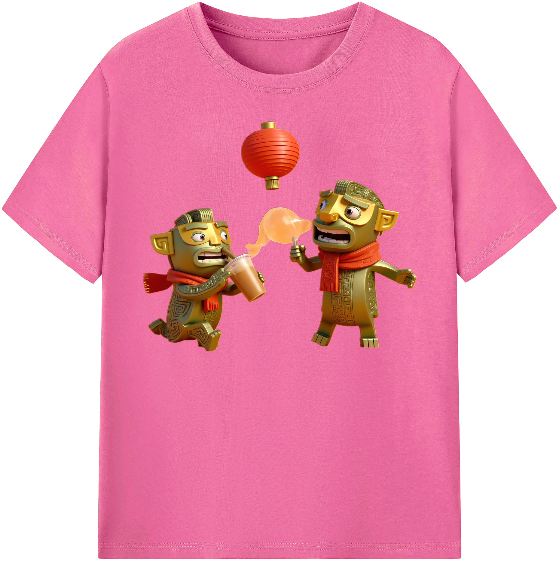（画像用） Ne Zha 2 ナタ 魔童の大暴れ レディースカジュアルプリントTシャツ（綿100％）